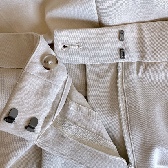 NWT 41 Hawthorn Becca High Rise Pleated Shorts Whitecap Gray Size 12 - Picture 5 of 12